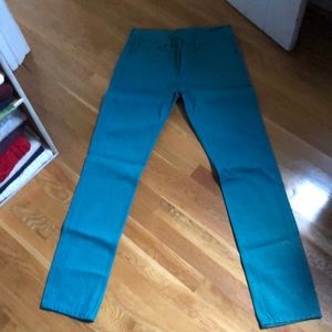 Men’s Teal Slim Fit Jeans by Levi’s, Size 32/34